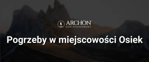 Pogrzeby w  miejscowości Osiek