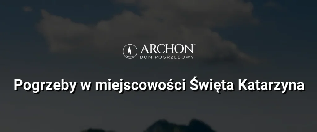 Pogrzeby w  miejscowości Święta Katarzyna